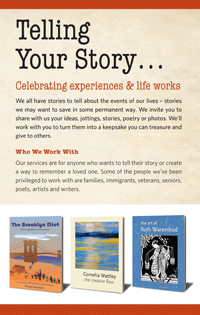 Telling Your Story brochure